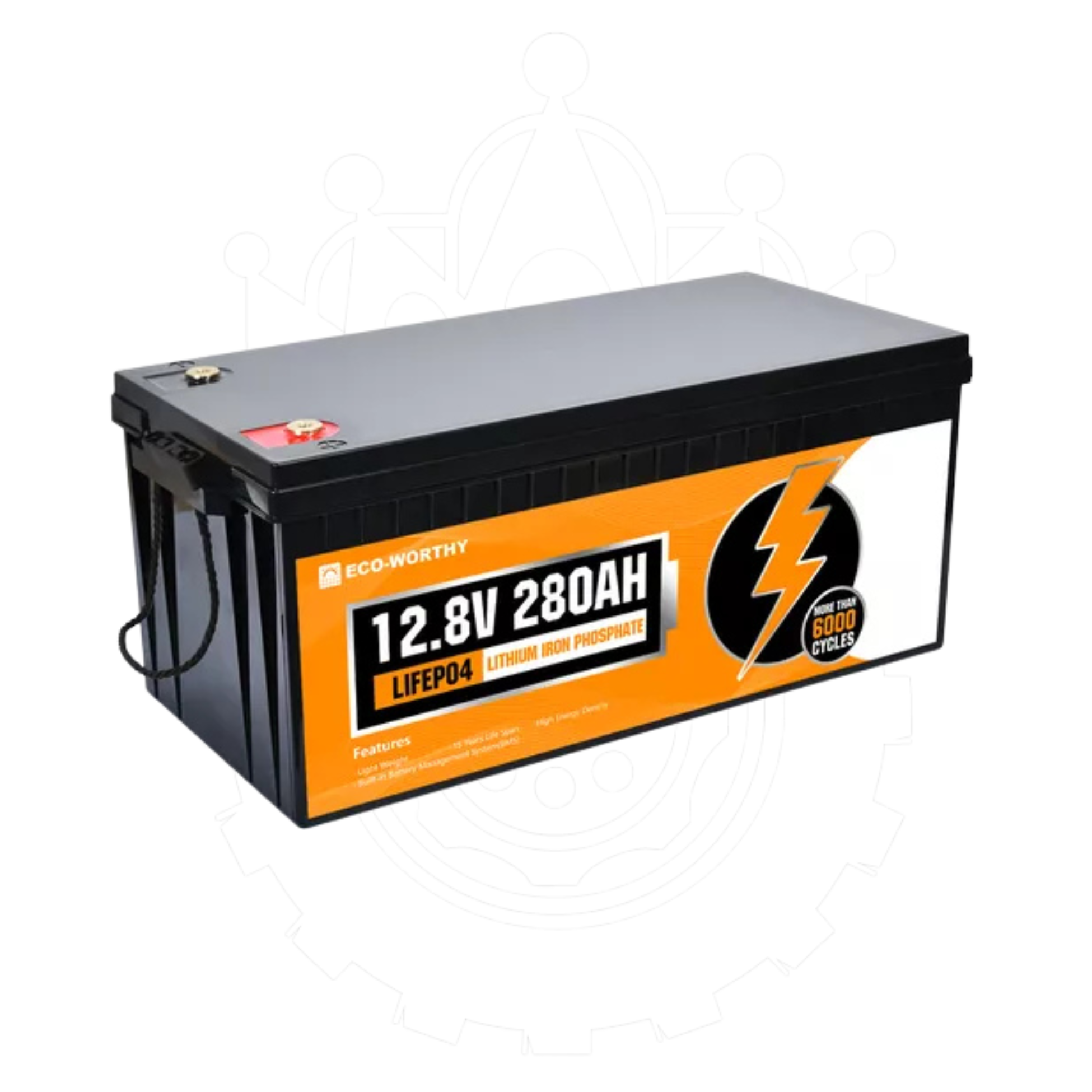 Bateria LiFePO4 12V 280Ah Eco-Worthy