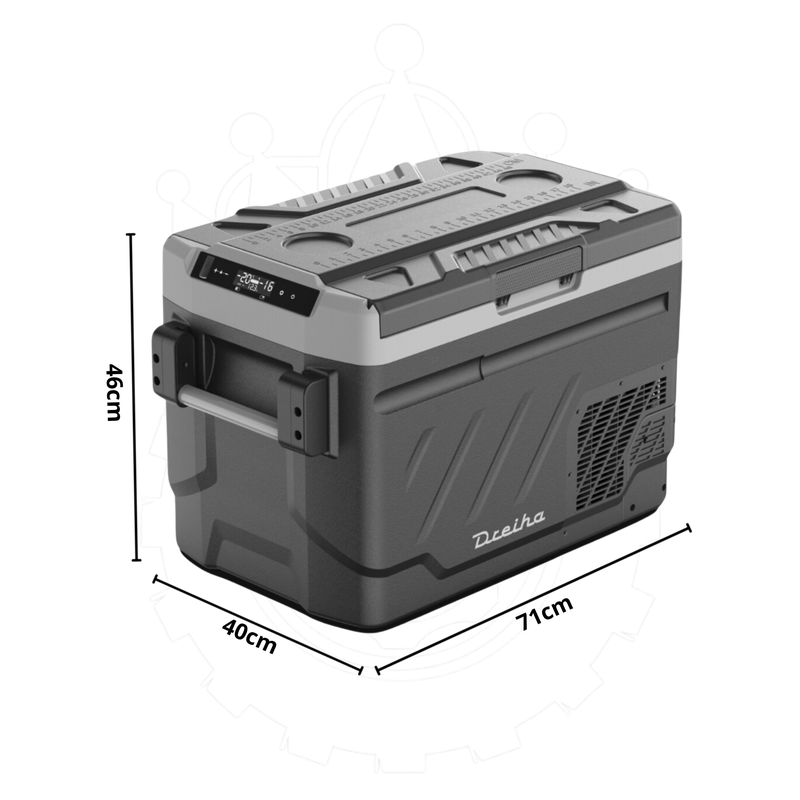 Geladeira Portátil Automotiva Dreiha CBX 40DZ Dual Zone 40L