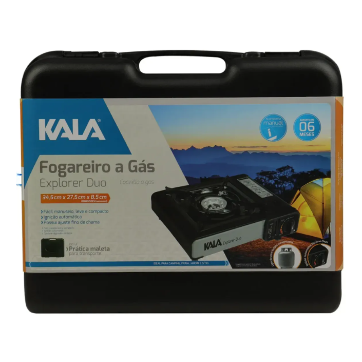 GADORO  高鍋2Days Lサイズ Fogareiro Portátil a Gás Explorer Duo - Kala