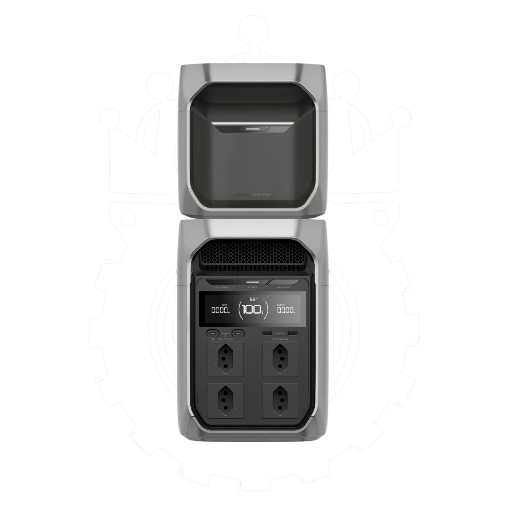Estação de Energia Portátil Delta 3 PLUS - 1800W - EcoFlow
