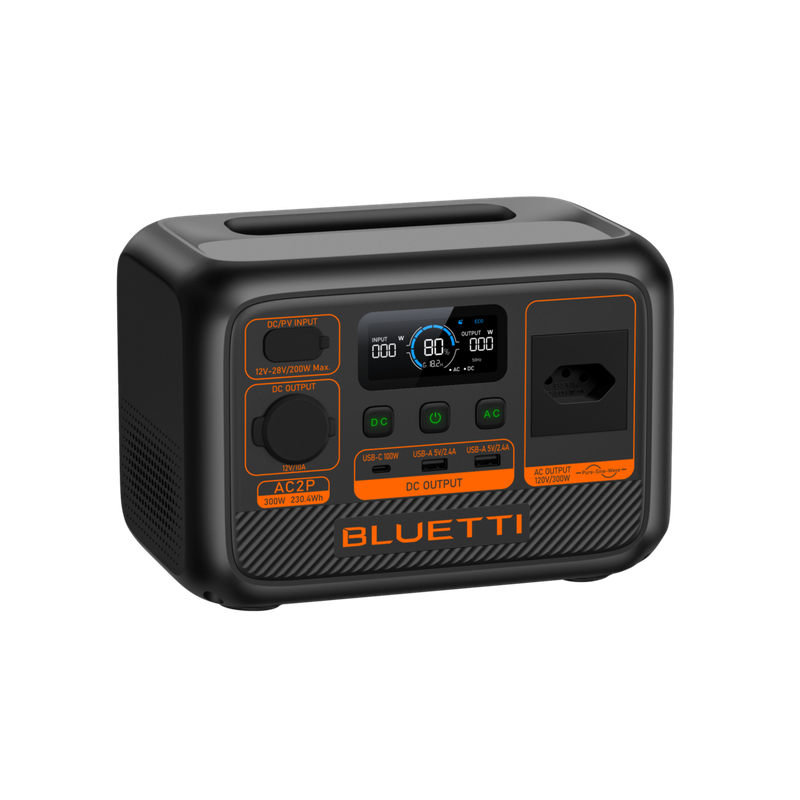 Estação de Energia Portátil AC2P Bluetti 300W 230,4Wh | Energia