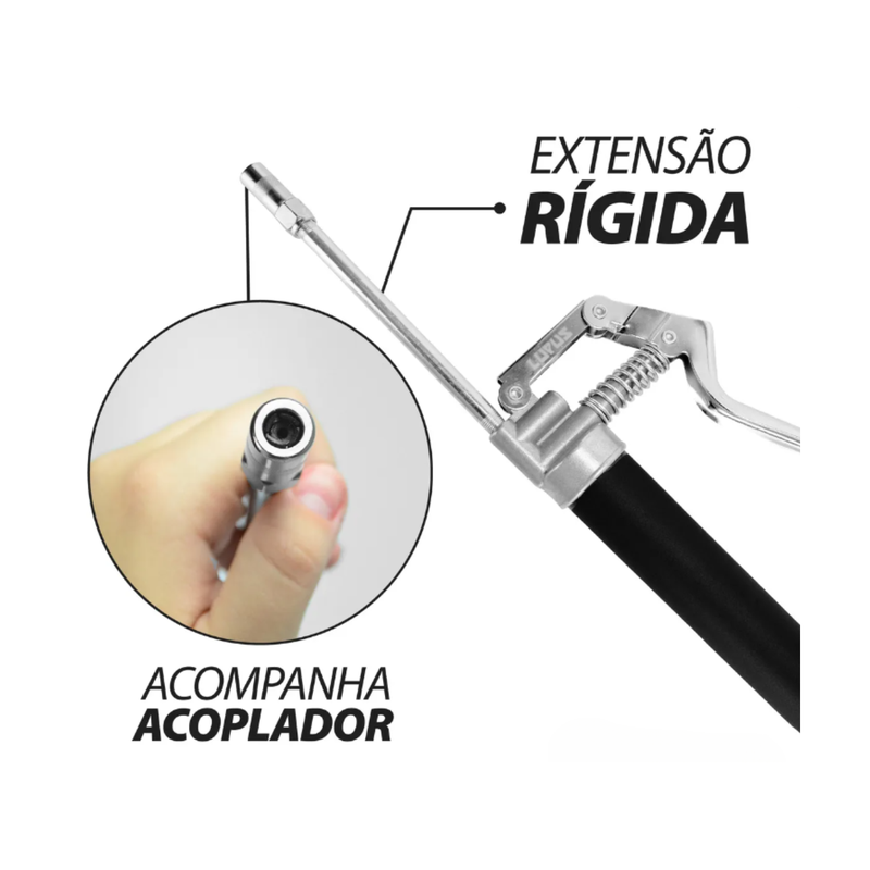 comando para graxa com cartucho 7