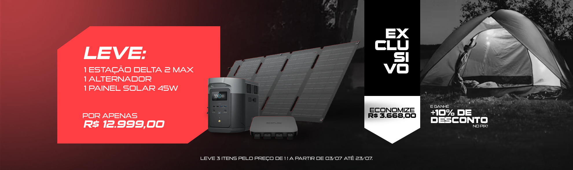 delta 2 max alternador painel 45w prime day