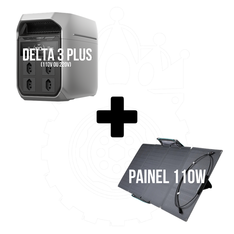 delta 3 plus painel solar 110w