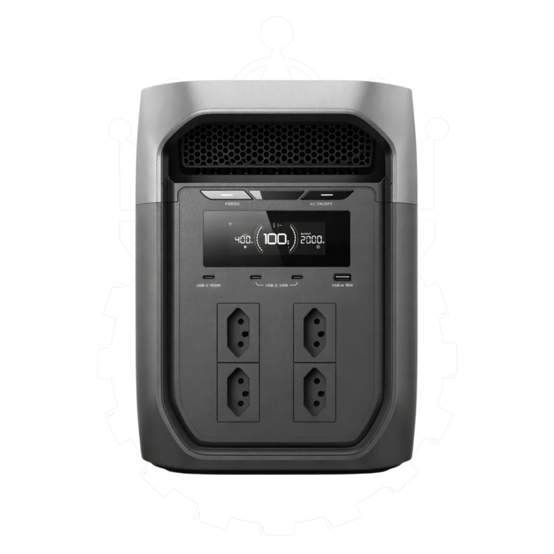Estação de Energia Portátil Delta 3 MAX - 2400W - EcoFlow