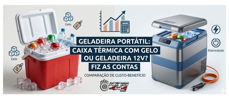 Geladeira Portátil: Caixa Térmica com Gelo ou Geladeira 12v?