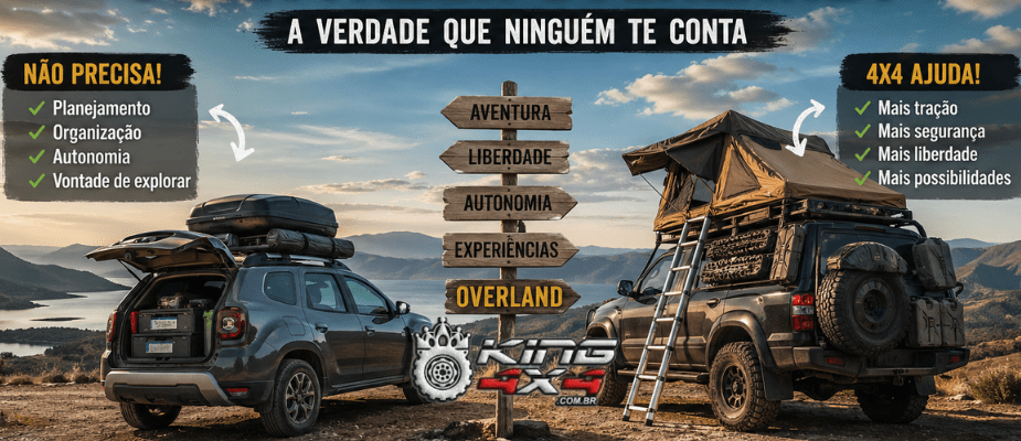 Precisa ter um 4x4 para fazer Overland? Precisa ter um 4x4 para fazer Overland?