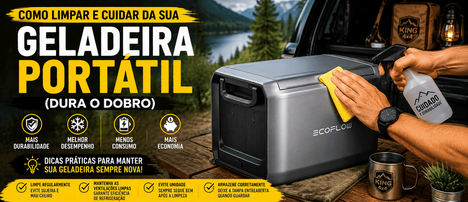 Como Limpar e Cuidar da sua Geladeira Portátil (Dura o Dobro)