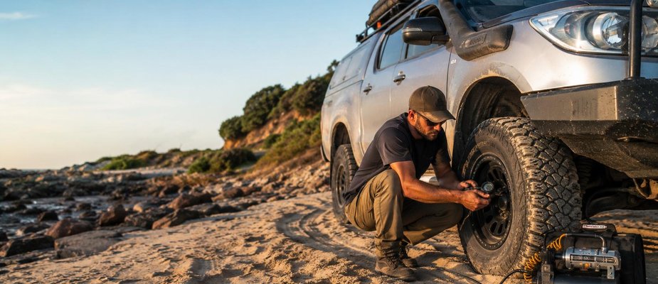 Calibragem de pneus off-road pressão ideal para areia, lama, pedra e asfalto